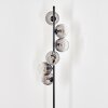 Koyoto globe light, floor lamp clear, Smoke-coloured, 6-light sources