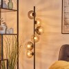 Koyoto globe light, floor lamp Amber, clear, Smoke-coloured, 6-light sources