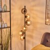 Koyoto globe light, floor lamp Amber, clear, Smoke-coloured, 6-light sources
