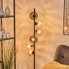 Koyoto globe light, floor lamp Amber, clear, Smoke-coloured, 6-light sources