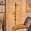 Koyoto globe light, floor lamp Amber, clear, Smoke-coloured, 6-light sources