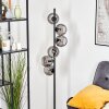 Koyoto globe light, floor lamp Smoke-coloured, 6-light sources