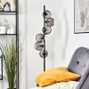 Koyoto globe light, floor lamp Smoke-coloured, 6-light sources