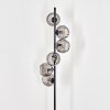Koyoto globe light, floor lamp Smoke-coloured, 6-light sources
