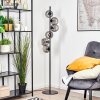 Koyoto globe light, floor lamp Smoke-coloured, 6-light sources
