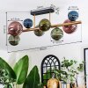 Chehalis ceiling light, globe light gold, black, 8-light sources