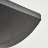 Damor outdoor wall light, wall light LED black, 1-light source
