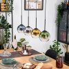 Koyoto hanging light, globe light, pendant light Ecru, black, 4-light sources