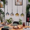 Koyoto hanging light, globe light, pendant light Ecru, black, 4-light sources