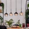 Koyoto hanging light, globe light, pendant light Ecru, black, 4-light sources