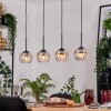 Koyoto hanging light, globe light, pendant light Ecru, black, 4-light sources
