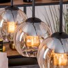 Koyoto hanging light, globe light, pendant light Ecru, black, 4-light sources