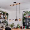 Koyoto hanging light, globe light, pendant light Ecru, black, 4-light sources