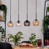 Koyoto hanging light, globe light, pendant light Ecru, black, 4-light sources