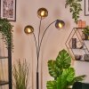 Koyoto globe light, floor lamp blue, gold, green, clear, 3-light sources