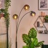 Koyoto globe light, floor lamp blue, gold, green, clear, 3-light sources