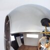 Koyoto ceiling light, globe light gold, black, 3-light sources