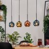 Ripoll hanging light, globe light, pendant light Ecru, black, 4-light sources