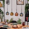Ripoll hanging light, globe light, pendant light Ecru, black, 4-light sources