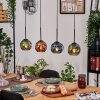 Ripoll hanging light, globe light, pendant light Ecru, black, 4-light sources