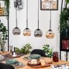 Ripoll hanging light, globe light, pendant light Ecru, black, 4-light sources
