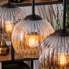 Ripoll hanging light, globe light, pendant light Ecru, black, 4-light sources