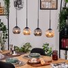 Ripoll hanging light, globe light, pendant light Ecru, black, 4-light sources