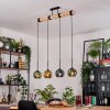 Ripoll hanging light, globe light, pendant light Ecru, black, 4-light sources