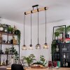 Ripoll hanging light, globe light, pendant light Ecru, black, 4-light sources