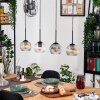 Ripoll hanging light, globe light, pendant light Ecru, black, 4-light sources