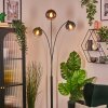 Koyoto globe light, floor lamp blue, green, clear, coppery, 3-light sources