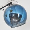 Koyoto globe light, floor lamp blue, gold, green, 3-light sources