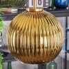 Koyoto hanging light, globe light, pendant light gold, black, 5-light sources