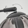 Koyoto globe light, floor lamp Smoke-coloured, 3-light sources