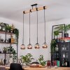 Ripoll hanging light, globe light, pendant light Ecru, black, 4-light sources