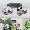 Gastor ceiling light, globe light Smoke-coloured, 4-light sources