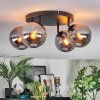 Gastor ceiling light, globe light Smoke-coloured, 4-light sources