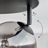 Gastor ceiling light, globe light Smoke-coloured, 4-light sources