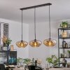 Mertola hanging light, pendant light black, 3-light sources