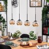 Ripoll hanging light, globe light, pendant light Ecru, black, 4-light sources