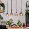 Ripoll hanging light, globe light, pendant light Ecru, black, 4-light sources