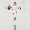 Ripoll globe light, floor lamp Amber, clear, Smoke-coloured, 3-light sources