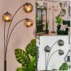 Koyoto globe light, floor lamp Smoke-coloured, 3-light sources
