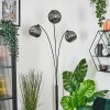 Koyoto globe light, floor lamp Smoke-coloured, 3-light sources
