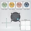 Koyoto ceiling light, globe light blue, gold, green, coppery, 4-light sources