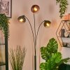 Gastor globe light, floor lamp blue, green, clear, coppery, 3-light sources