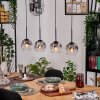 Ripoll hanging light, globe light, pendant light Ecru, black, 4-light sources