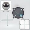 Ripoll ceiling light, globe light Smoke-coloured, 4-light sources