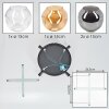 Ripoll ceiling light, globe light Amber, clear, Smoke-coloured, 4-light sources