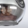 Ripoll ceiling light, globe light Smoke-coloured, 3-light sources